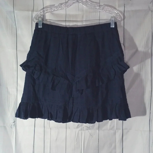Time and Tru Dresses & Skirts - Time & Tru navy blue 100% Cotton skirt NWT